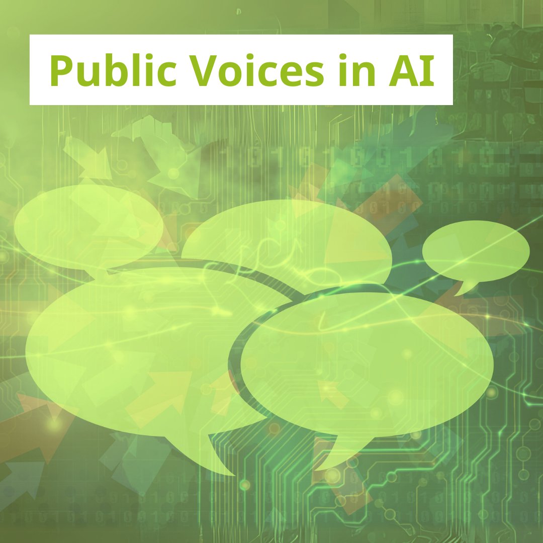 ESRC Digital Good Network (@digitalgoodnet) on Twitter photo We are delighted to announce we are leading on a new project about including public voices in AI - with our partners <a href="/AdaLovelaceInst/">Ada Lovelace Institute</a> <a href="/turinginst/">The Alan Turing Institute</a> <a href="/ucl/">UCL</a>
digitalgood.net/digital-good-n…
#digitalgood #AI #PublicVoicesInAI
<a href="/UKRI_News/">UK Research and Innovation</a> <a href="/responsibleaiuk/">Responsible Ai UK</a> <a href="/Suoman/">Susan Oman</a> <a href="/Reema__Patel/">Reema Patel</a> <a href="/hmtk/">Prof Helen Kennedy, @hmtk@scholar.social</a> <a href="/roswillz/">ros williams</a> We are delighted to announce we are leading on a new project about including public voices in AI - with our partners <a href="/AdaLovelaceInst/">Ada Lovelace Institute</a> <a href="/turinginst/">The Alan Turing Institute</a> <a href="/ucl/">UCL</a>
digitalgood.net/digital-good-n…
#digitalgood #AI #PublicVoicesInAI
<a href="/UKRI_News/">UK Research and Innovation</a> <a href="/responsibleaiuk/">Responsible Ai UK</a> <a href="/Suoman/">Susan Oman</a> <a href="/Reema__Patel/">Reema Patel</a> <a href="/hmtk/">Prof Helen Kennedy, @hmtk@scholar.social</a> <a href="/roswillz/">ros williams</a>