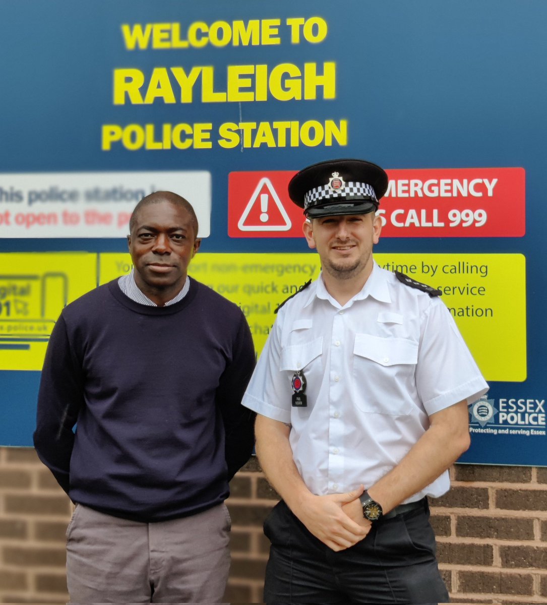 I met with Chief Inspector Paul Hogben, Rochford District borough commander to discuss operations, crime and community engagement. All of these issues have come up on the doorstep, and are key concerns of residents. #backbayo #thechangeweneed