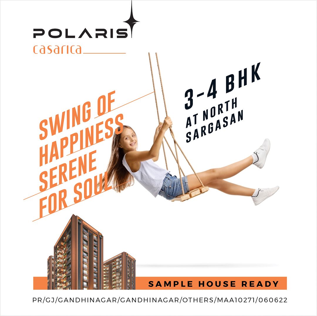 Invest in a home that fosters tranquility and sparks joy. Invest in happiness.

#polarisgroup #Polariscasarica #Sargasan #Gandhinagar #premiumliving #commitmentmetters #3bhkflats #3bhk #3bhkhomes #4bhkflats #4bhkhomes #4bhk #podiumliving