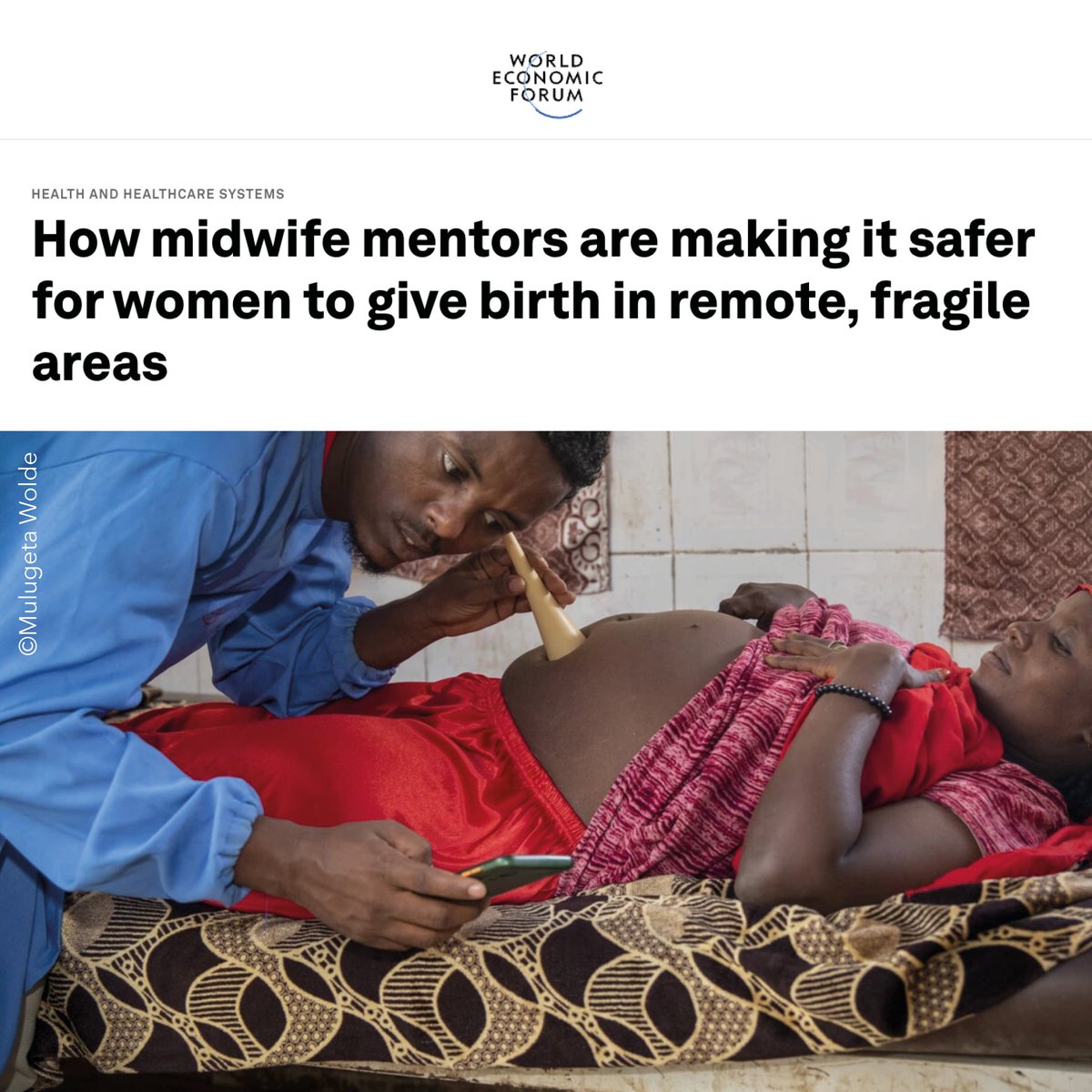 In the run up to #MothersDay, our CEO Anna Frellsen has written a @WEF blog post on our innovative collaboration with the Ethiopian government, @UNICEF and @UNFPA, ensuring safer births for women and babies in Ethiopia's fragile settings. 👉 bit.ly/3QuOLj1