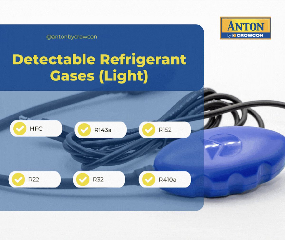 Did you know that Anton by Crowcon's Refrigerant Leak Probe is a true all-rounder? Whether it's R-134a, R-410A, or any other common refrigerant, our probe is equipped to detect them all! Find your local distributor shorturl.at/osyQ7