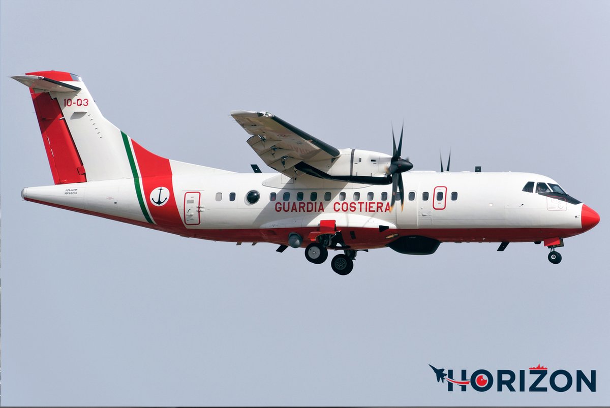 Italian Coast Guard ATR 42-500MP Surveyor coming to land on runway 05 ahead of maritime exercise Barracuda 2024 between the Armed Forces of Malta, Italian Coast Guards, and other civilian stakeholders. Italian Coast Guard operates three ATRs, which have… bit.ly/3Pdth9Z