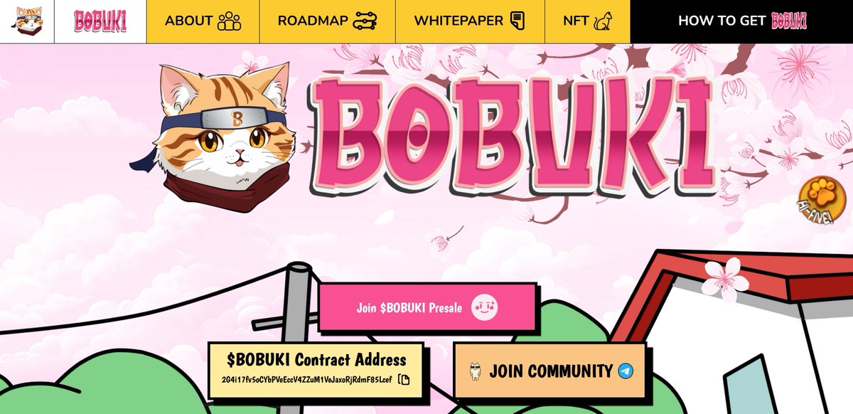 🔥#Pinksale is proud to announce the team from Bobuki Neko is coming onboard for their #Fairlaunch. 👌 Round the clock support and networking opportunities are available to all projects on Pinksale. 🚀 Check them out below: pinksale.finance/solana/launchp… #SOL #BNB #BTC