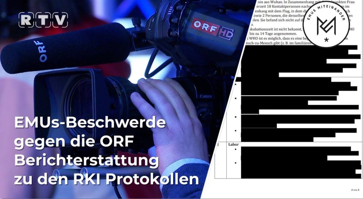 #𝗢𝗲𝘀𝘁𝗲𝗿𝗿𝗲𝗶𝗰𝗵 🇦🇹

#RKIFiles 

𝘽𝙚𝙨𝙘𝙝𝙬𝙚𝙧𝙙𝙚 𝙙𝙚𝙧 𝙀𝙈𝙐𝙨 𝙜𝙚𝙜𝙚𝙣 𝙙𝙞𝙚 𝘽𝙚𝙧𝙞𝙘𝙝𝙩𝙚𝙧𝙨𝙩𝙖𝙩𝙩𝙪𝙣𝙜 𝙙𝙚𝙨 𝙊𝙍𝙁 ü𝙗𝙚𝙧 𝙙𝙞𝙚 𝙍𝙆𝙄-𝙋𝙧𝙤𝙩𝙤𝙠𝙤𝙡𝙡𝙚

07.05.2024

Die durch das deutsche Onlinemagazin 'MULTIPOLAR' öffentlich gemachten…