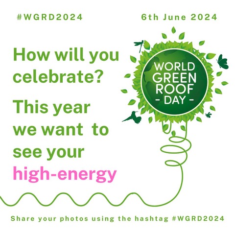 🗓️ Celebrate World Green Roof Day 2024 on June 6! 🌿 From tiny gardens to vast projects, join us as we showcase biosolar roofs; a blend of biodiversity & solar energy. 🌞🌱 Use the hashtag #WGRD2024 & share your green roof projects with us!🌍 #BiosolarRoofs #GreenCities