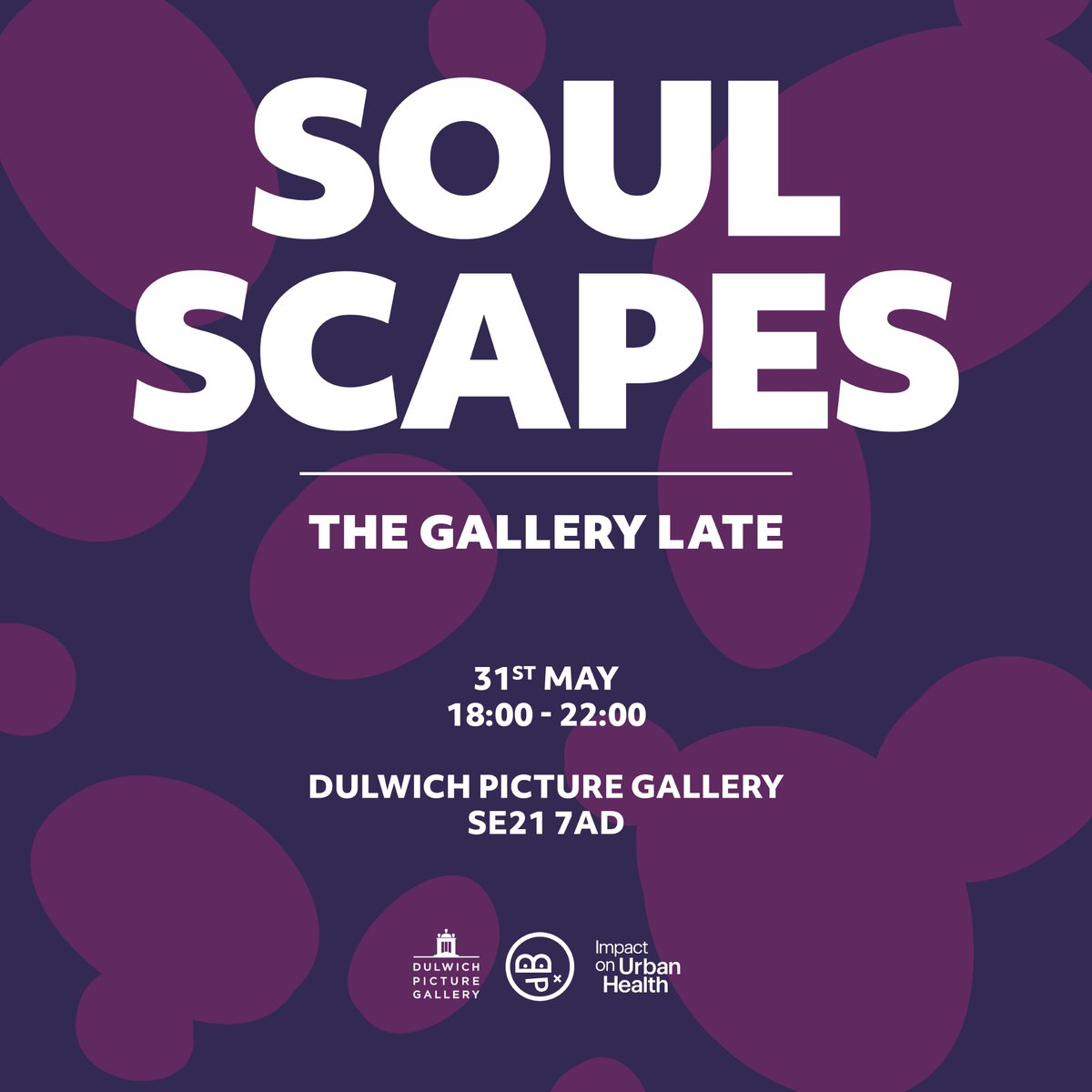 The Brixton Project & @DulwichGallery present Soulscapes Late🍃🌙 Explore foraging workshops, music, dance, soundscapes, food & more, reflecting on belonging, memory, joy, & transformation. 📅 Fri 31 May, 6-10PM 📍Dulwich Picture Gallery 🔗FREE Tickets dulwichpicturegallery.org.uk/whats-on/after…