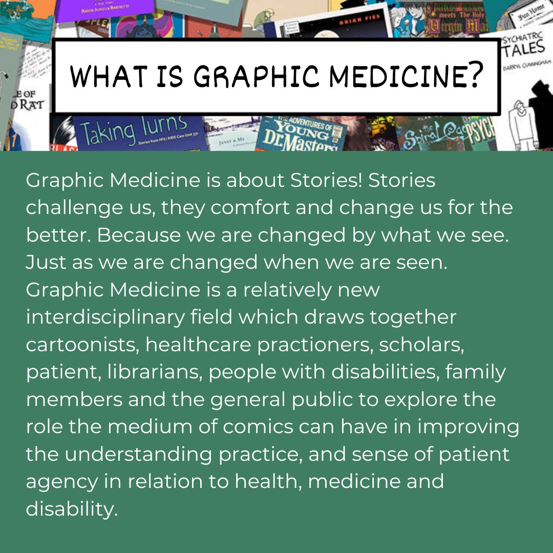 'What's the story with this #GraphicMedicine Conference Niamh's been posting about' @GraphicMedicine. Register today: graphicmedicineconference.com/registration