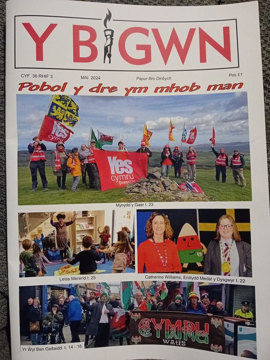 Mae llond Y Bigwn (papur bro Dinbych a'r cylch) o #Annibyniaeth! Diolch Dyfrig a chriw gweithgar Dyffryn Clwyd! @YesDinbych @yescymruruthin @YesSirFflint