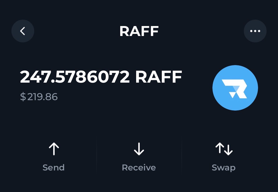 It's time to talk about #TonRaffles 🚀 The ecosystem, reliability and great product solutions. I bought some $RAFF 👉 app.ston.fi/swap/TON/RAFF Welcome aboard the spaceship, $TON fam 🤝 #MemeCoinSeason #Telegram #TON