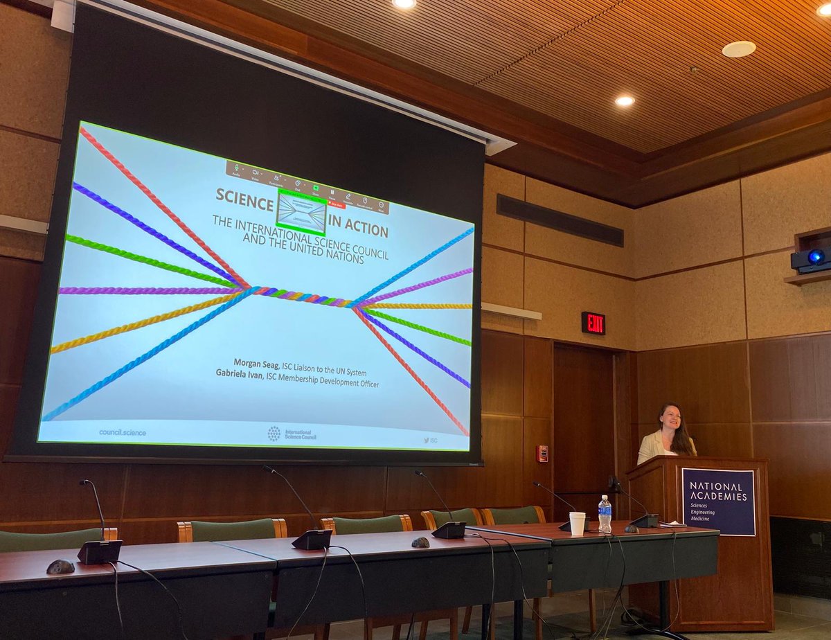 The masterclass held by the @GlobalYAcademy covered the ISC and the multilateral system, #science advice in practice and the ISC at the #UN, and the ISC multiple initiatives around supporting the participation of Early and Mid-Career Researchers in global🌎policy processes.