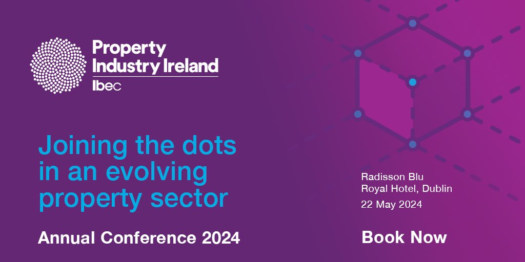 Be part of the discussion on Planning ahead - The challenges and opportunities in the property market, at Ibec’s upcoming @PropIndIE conference. Delegates will hear from industry experts including @DeloitteIreland, @JohnSiskandSon. Book now rb.gy/n0677o