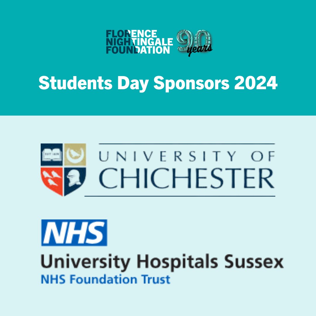🌟We are delighted that #FNFStudents Day 2024 is sponsored by @chiuni and @UHSussex. Find out more about our sponsors at florence-nightingale-foundation.org.uk/fnf-students-d… and read about this exciting day, which takes place on 15 May.