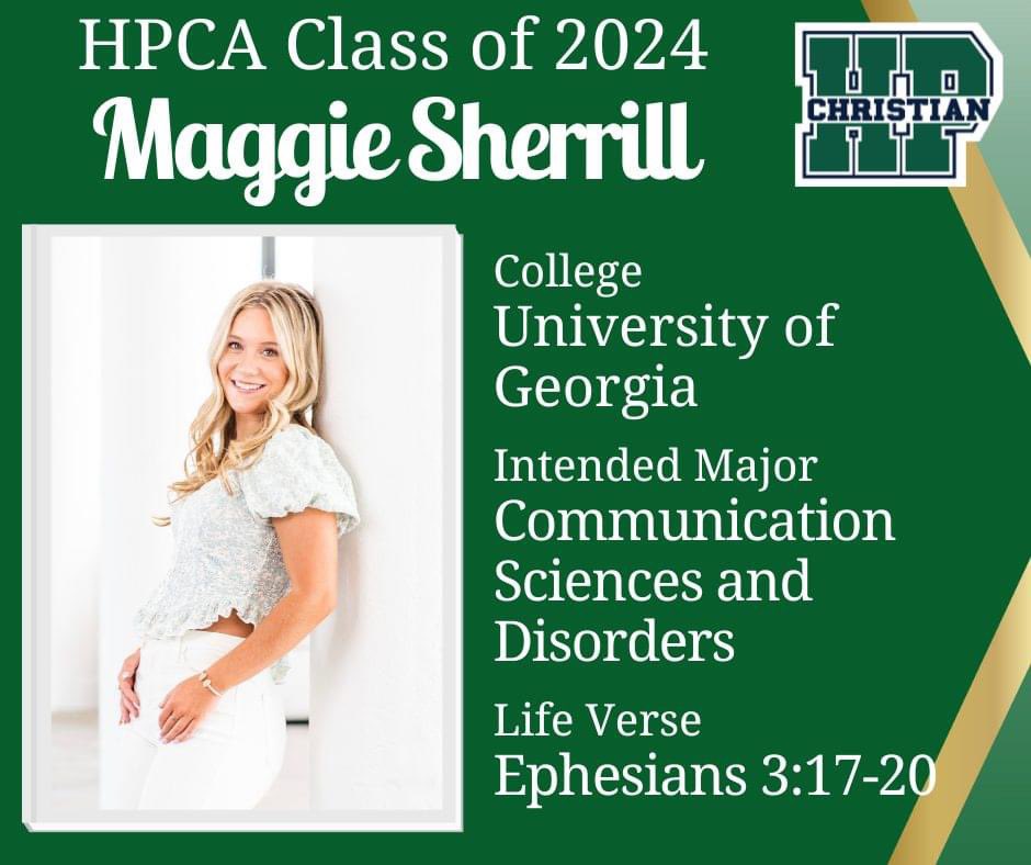 We are honored to celebrate the achievements and contributions of all HPCA seniors! Over the next few weeks, we will highlight each senior and their upcoming college and career plans. “Commit to the Lord whatever you do, and He will establish your plans.” - Proverbs 16:3
