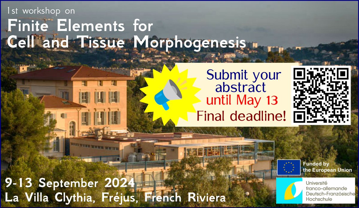 We extended the deadline for abstract submission for young speakers to May 13 !! This is the final deadline