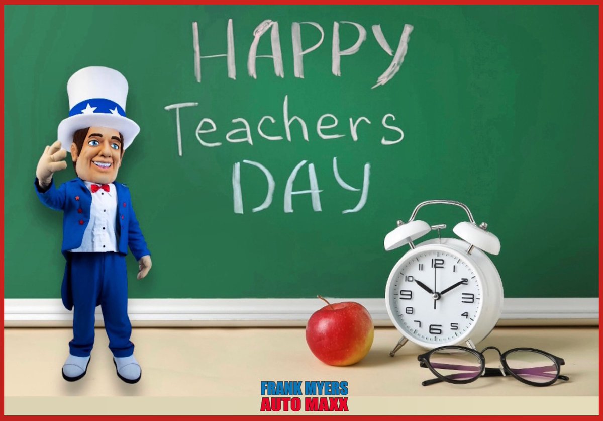 🍎 Happy Teachers Day to all the incredible educators who shape minds & hearts daily. Your dedication & passion make a world of difference! 

In the comments, tell us a teacher that inspired you & changed your life for the better. 

#HappyTeachersDay #NationalTeachersDay