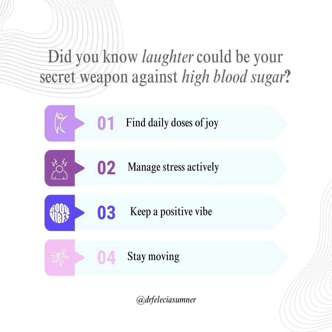 Let’s laugh our way to better health! 🌈 What’s your go-to show or activity for a guaranteed laugh? Share in the comments!

#LaughterIsMedicine #DiabetesManagement #FunctionalMedicine #BloodSugarControl #WellnessJourney #HealthyLifestyle #MetabolicHealth