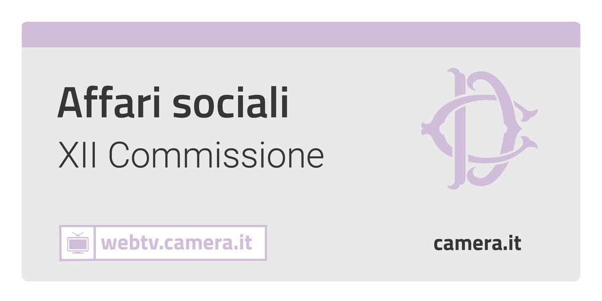 #Disforia di genere: in Commissione #AffariSociali, audizione di Giancarlo Dimaggio, psichiatra e psicoterapeuta, Linda Vignozzi - @UNI_FIRENZE, di rappresentanti di @agedo_nazionale e di @ProVitaFamiglia.

Segui la diretta: bit.ly/AffariSociali0… 
#OpenCamera