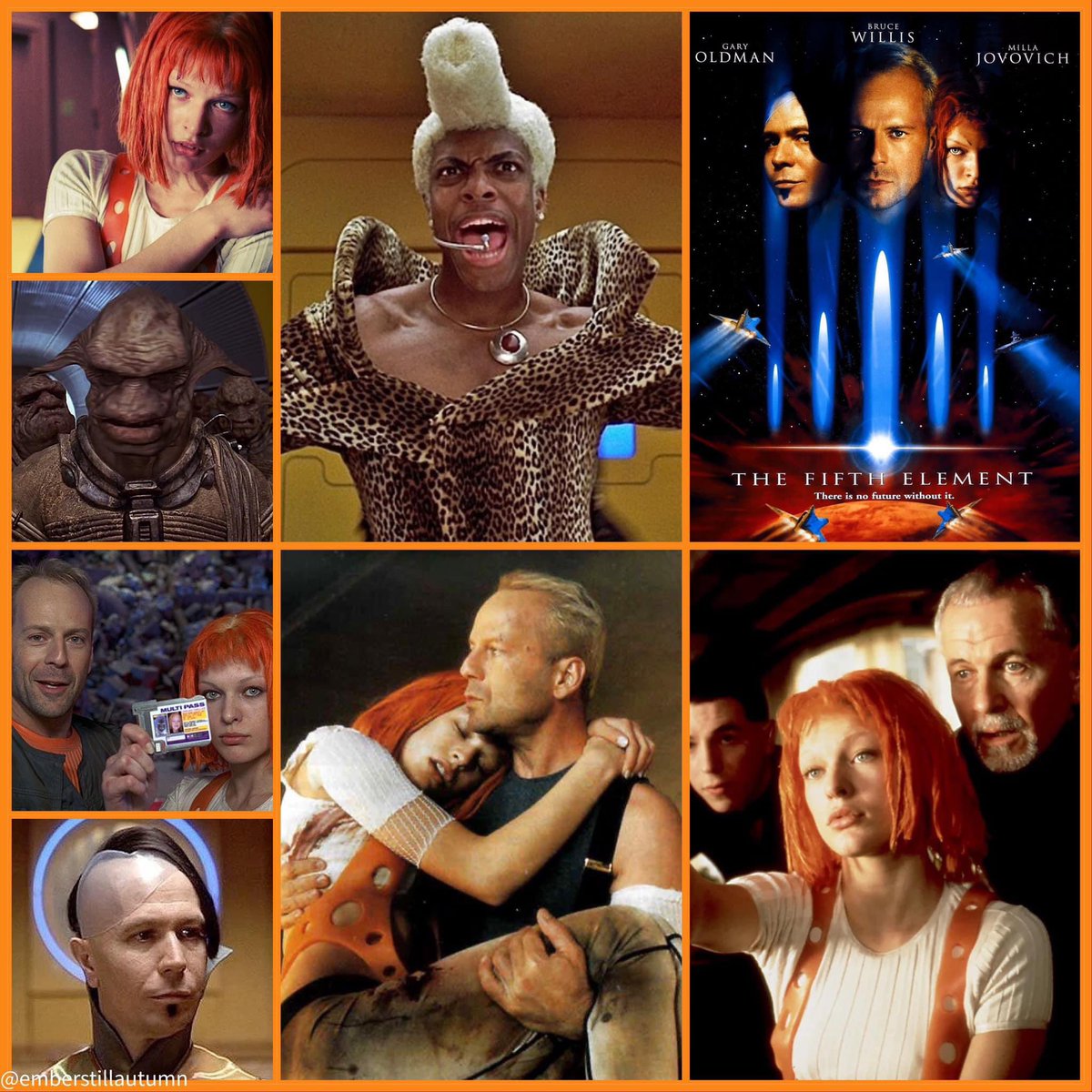 On this day back in 1997, this sci-fi film premiered at the Cannes Film Festival in France..

Happy Anniversary to The Fifth Element!

“You no trouble. Me, Fifth Element. Supreme being. Me protect you.”

- Leeloo

#thefifthelement #millajovovich #brucewillis