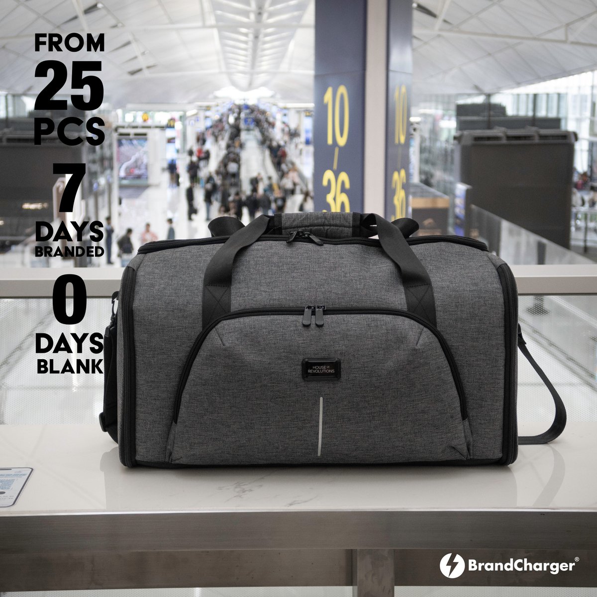 NEW 🤩 Voyager, the epitome of style and sustainability ♻️.

This duffel bag, ingeniously crafted from recycled♻️ PET bottles, is your versatile travel essential.

#brandcharger #giftideas2024 #GreenGifting #RecycledPETPresents #SustainableSwag #EcoFriendlyFavors #CustomEcoBags