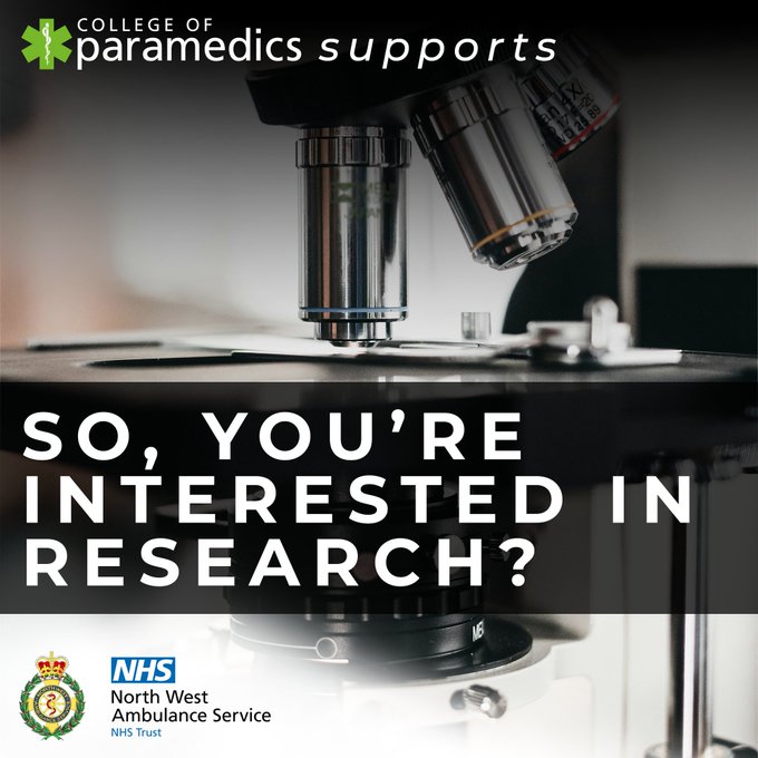 There's only a few days left to apply for the Betty Pennington Research Award offered by <a href="/ParamedicsUK/">College of Paramedics</a> and <a href="/NWAmbulance/">North West Ambulance Service</a>

Applications open to new and early career researchers who are College of Paramedics members 

Apply by Friday 10 May 2024 at bit.ly/4a6KESk