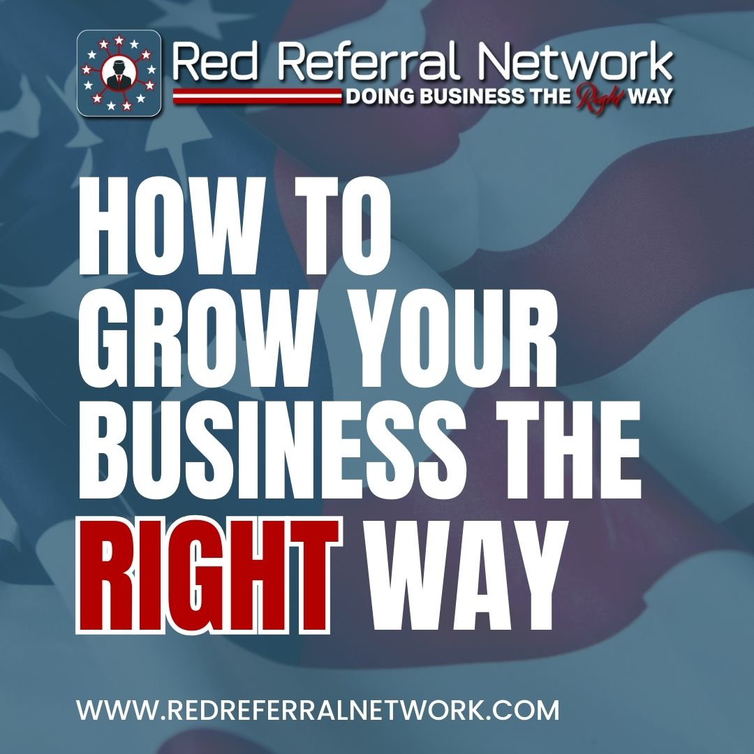 If you're ready to grow your business and connect with leaders that share your values, join us today for FREE!!
@ChrisWidener 
#redreferralnetwork #businessnetworking #conservative