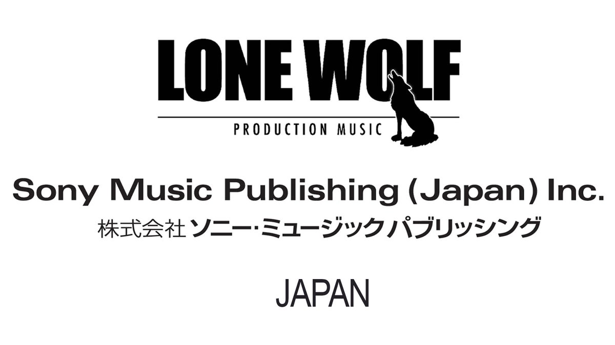 We are beyond excited to announce that the Lone Wolf catalogue is now available through Sony Music Publishing (Japan).

#ProductionMusic #SyncLicensing #MusicSupervisor #MusicLicensing #MusicLibrary #MusicProduction #Sony #SMPJ #SonyMusicPublishingJapan #Japan #Sync #Music #TV