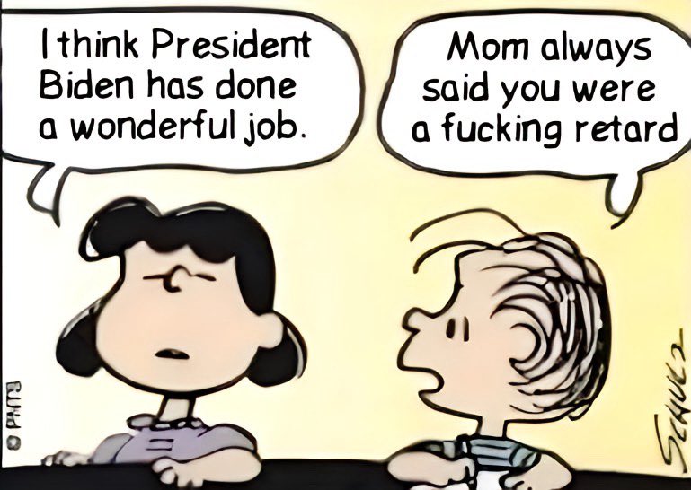 EXACTLY the way I feel about every moron and twat who thinks Biden has done a “wonderful job” 🤬 👊