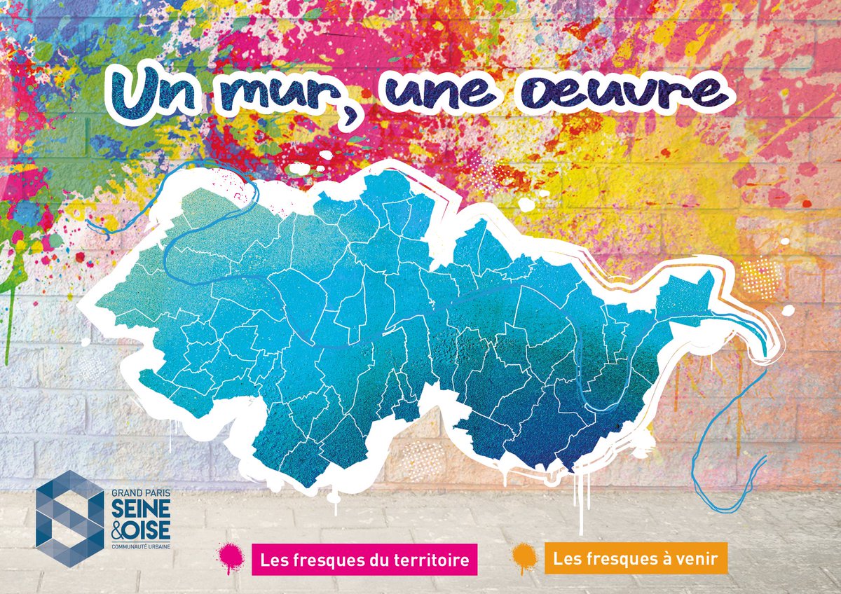 #streetart Avec 'Un Mur, Une Œuvre', GPS&O vous propose une balade autour du street art. Retrouvez les 14 fresques murales disséminées sur votre territoire grâce à la nouvelle carte interactive ! ➕d'infos : t.ly/fblAp 🗺️Carte : is.gd/1ej5bv