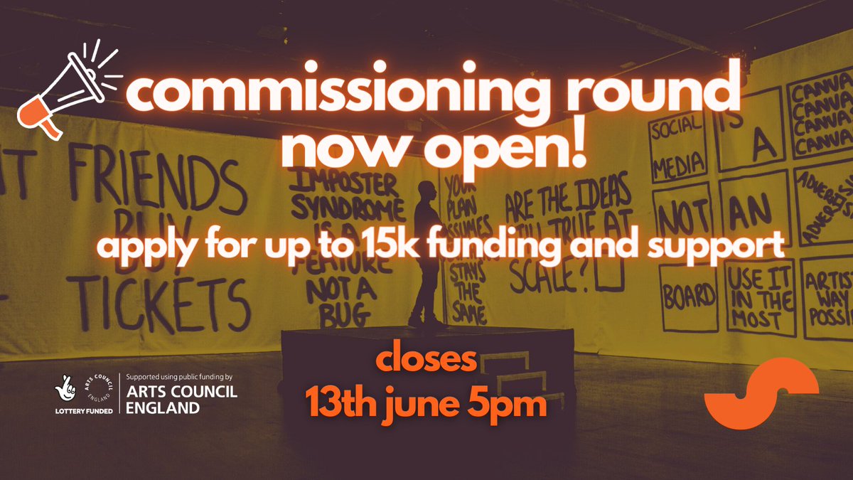 📢 Our 2024 Commissioning Round is OPEN. 📌 Apply for funding and support to develop and deliver a creative digital project for online audiences. 

This could be a video or audio project, an interactive or immersive experience. 

➡️ bit.ly/Comm_Round24