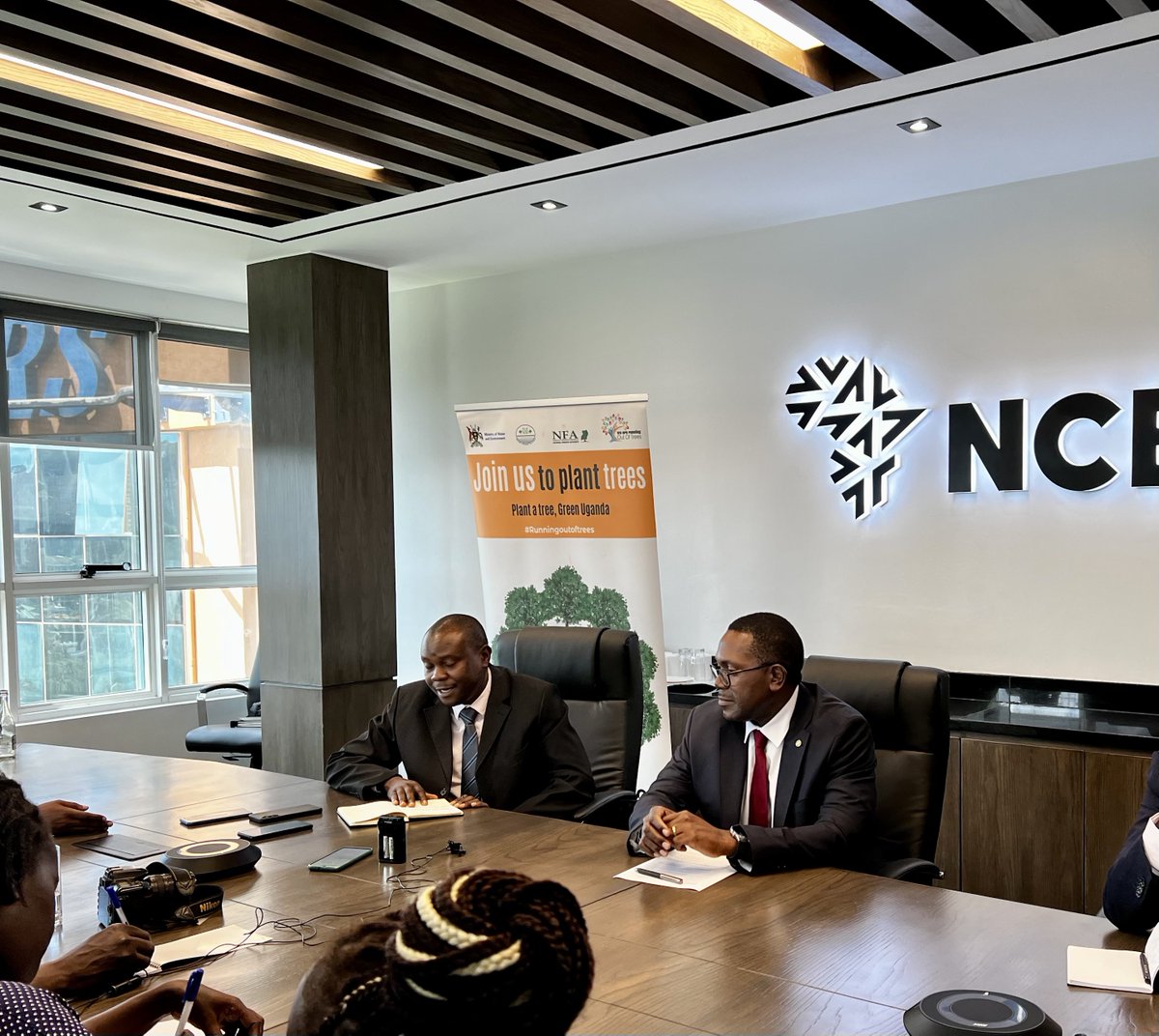 NCBAUganda's tweet image. “In order to address the situation, the Ministry has embarked on a nation-wide tree planting campaign dubbed #RunningOutOfTrees an annual National Tree Planting Day where 40million trees will be planted &amp;amp; nurtured by the 40million Ugandans” Isa Katwesigye, Ast Commissioner (MWE)