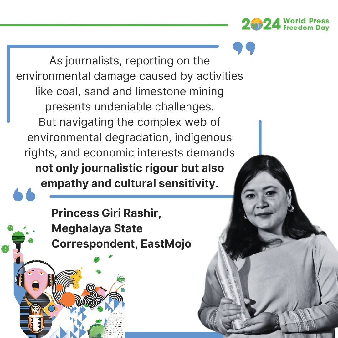 This year for #PressFreedomDay, we put the spotlight on #APressForThePlanet!

Journalists from South Asia share why #environmentaljournalism matters in the fight against climate change.

#ThisStoryMustBeTold 

@unesco @UNinIndia
@MongabayIndia @MongabayOrg @EastMojo @JabBhutan