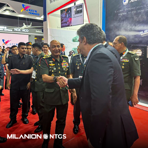 NTGSdefence's tweet photo. A busy second day of @dsamalaysia where the #Alakran #mobilemortarsystem continues to attract delegates and visitors.

Visit us on Stand 4120 on Level 1 in Hall 4 tomorrow!

#mortar #mortarsystem #landsystems #TeamMilanion #MilanionNTGS #DSA2024 https://t.co/XGFvsFiQWJ