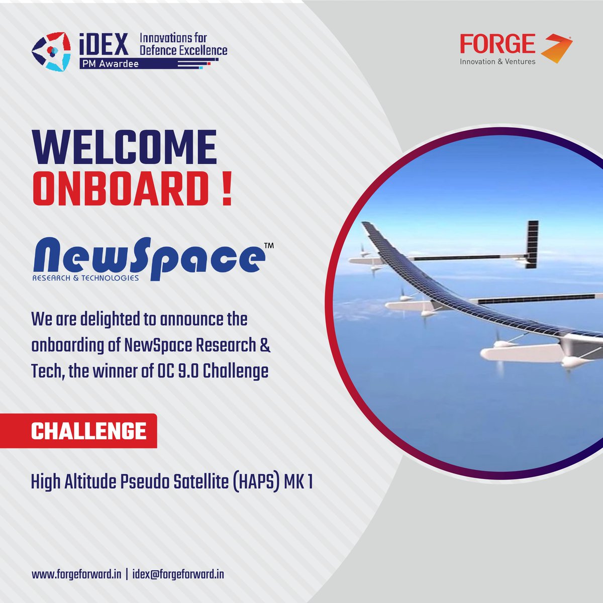 NewSpace Joins Forces with Forge for High-Altitude Drone Challenge NewSpace Joins Forces with Forge for High-Altitude Drone Challenge