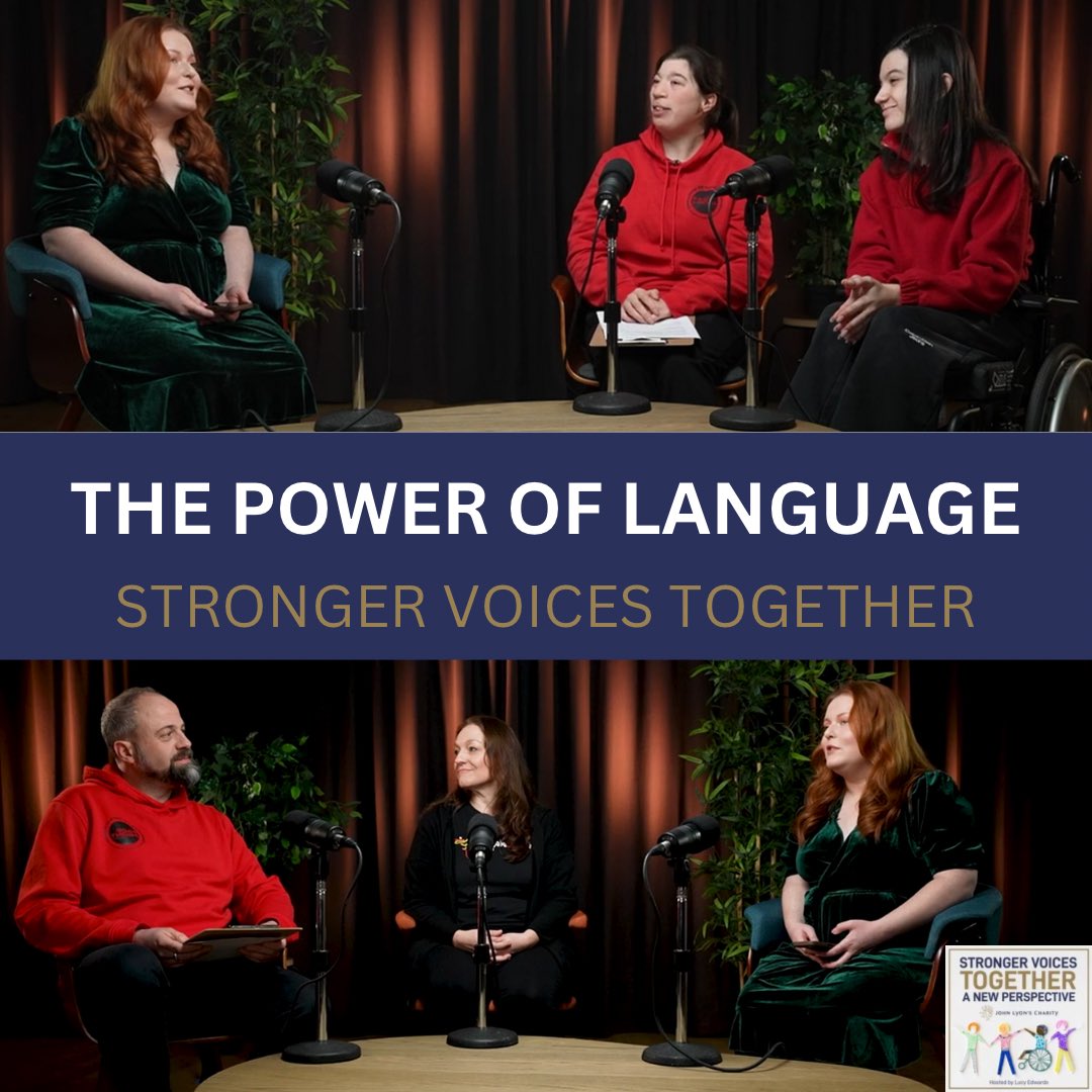 Episode two of Stronger Voices Together is now live! 🦁 In this episode, Lucy and our guests share their personal and raw experiences of language and labels, advocating for a more inclusive approach to communication. linktr.ee/johnlyonschari…