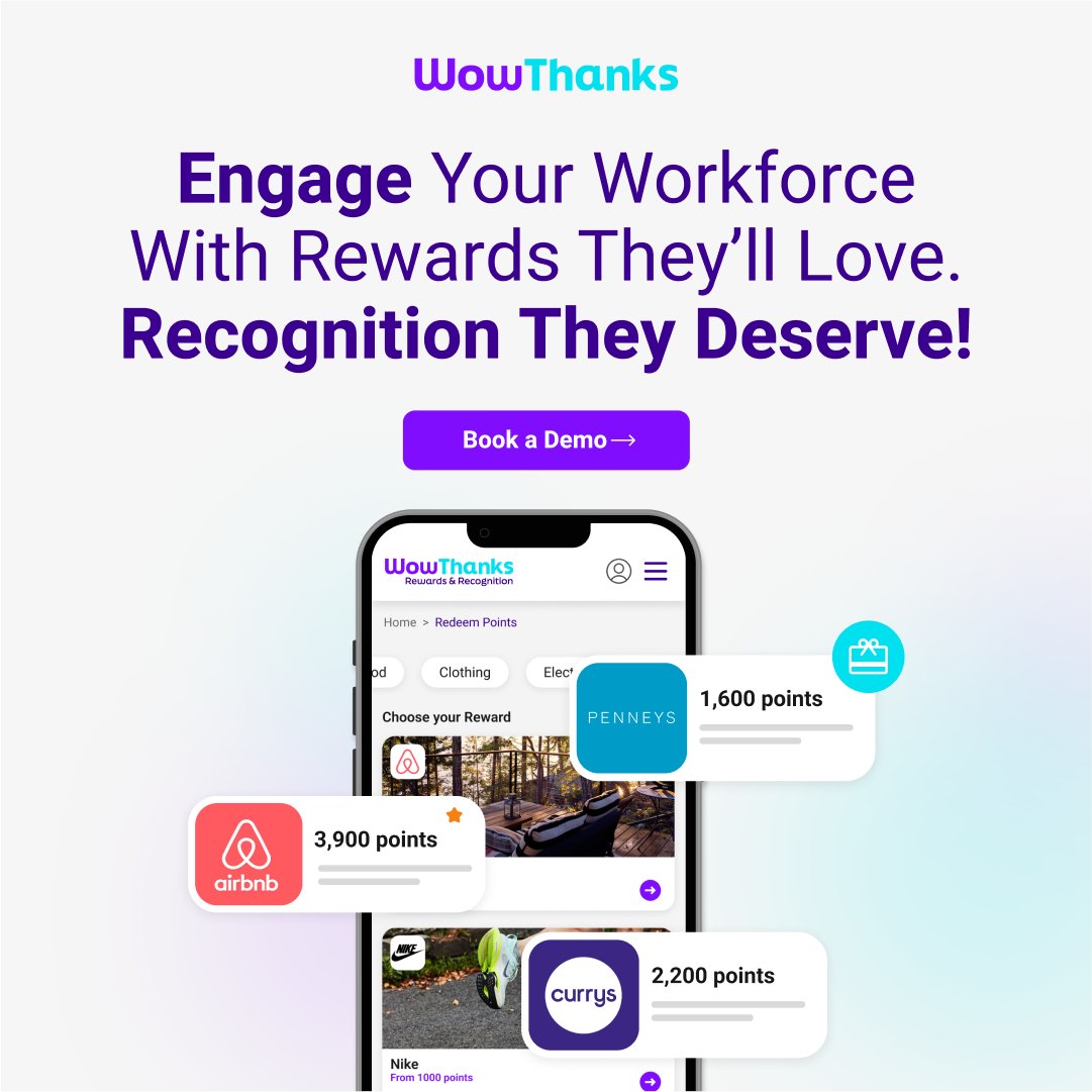 WowThanks_com's tweet image. ✨ Make Recognition Meaningful! Struggling to find the right way to celebrate your team's achievements? Look no further! 

WowThanks offers a seamless platform for customising rewards and recognitions that resonate. 

Let's chat! #employeerecognition #rewardprograms