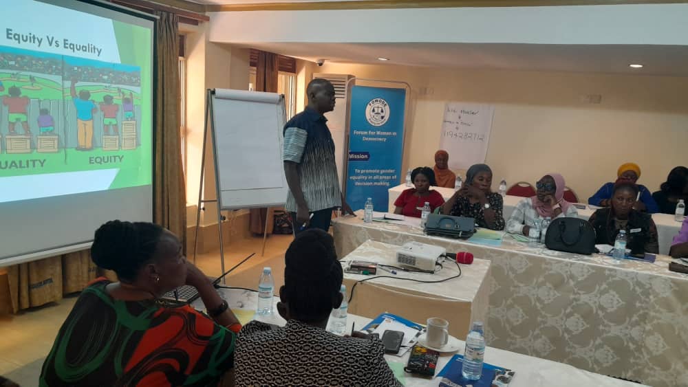 FOWODE has provided training to duty bearers, including Civil Society Organizations, on achieving gender-responsive national and district budgets. These budgets are designed to address the needs of women and men, girls and boys equitably, while also paying attention to other