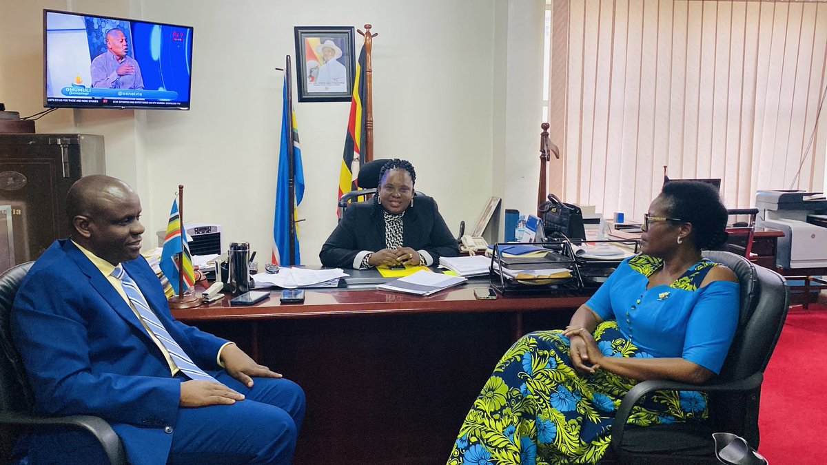 Hon Minister @BettyAmongiMP has welcomed CIC Un armed forces at @MargaretMuhanga at @Mglsd_UG Collaborative work system in government we lead to service delivery in all sectors
