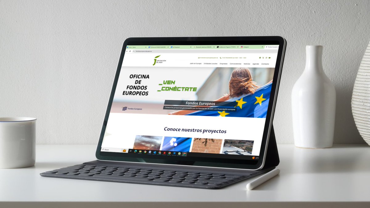 💻🇪🇺La <a href="/dipujaen/">Diputación de Jaén</a> habilita una web para favorecer la captación y gestión de fondos europeos en la provincia 

Os invitamos a conocerla: 
fondoseuropeos.dipujaen.es