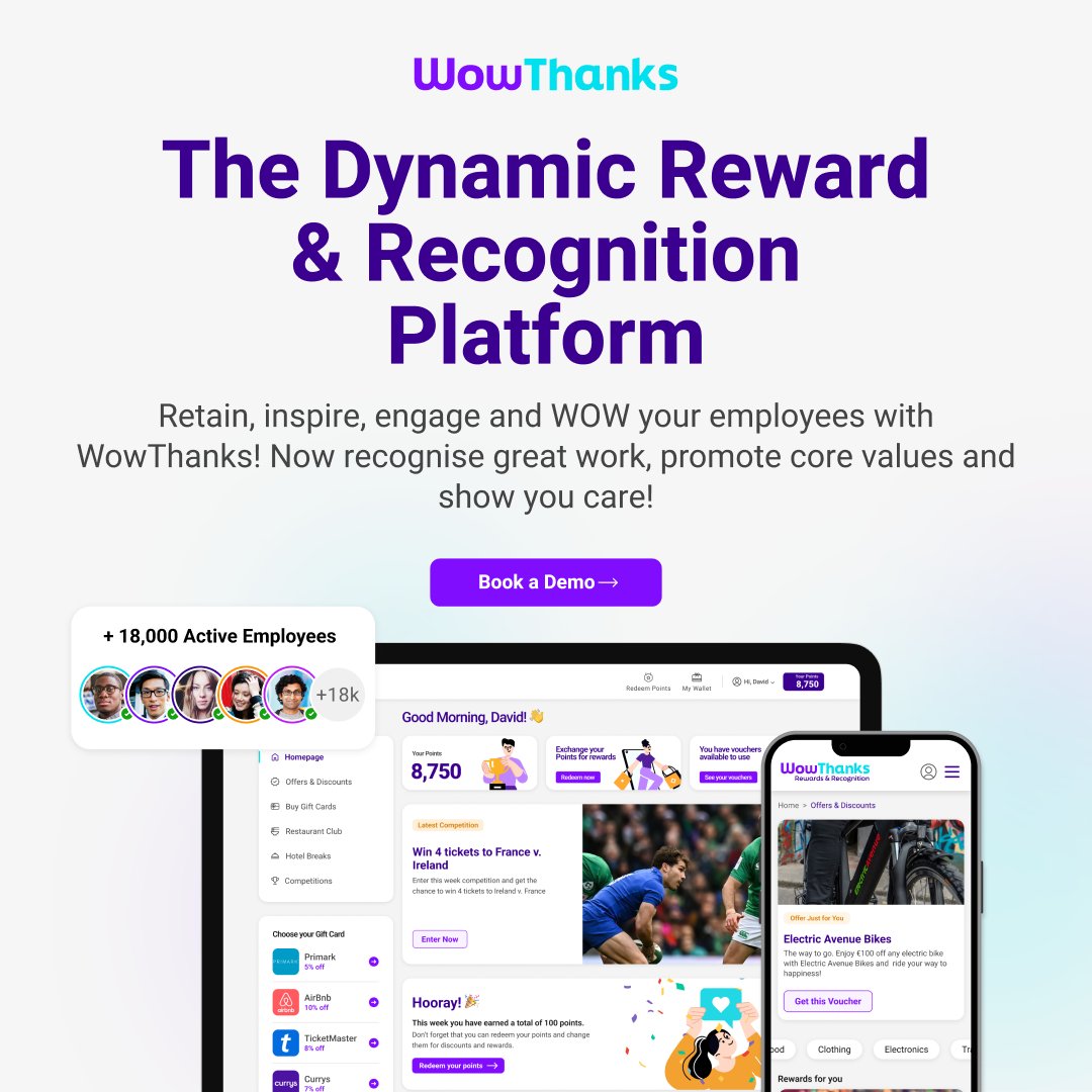 WowThanks_com's tweet image. Studies from Glassdoor and Gallup show that when employees feel valued, they're more likely to stick around. In fact, a whopping 80% of employees are willing to go the extra mile for an appreciative boss. 
🌟 #employeerecognition #employeeretention