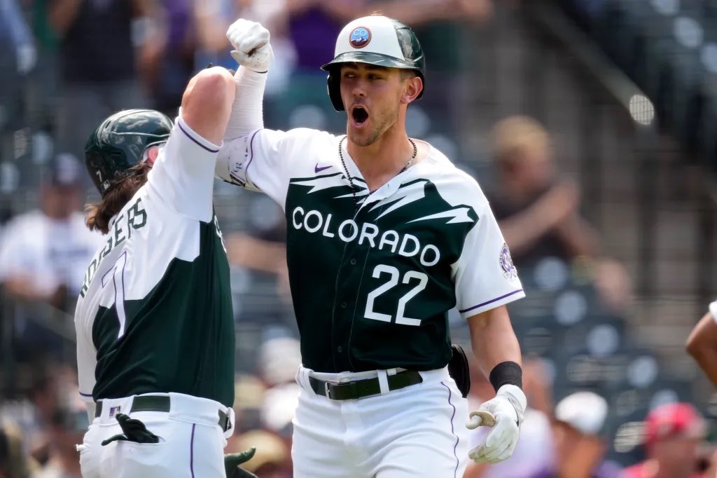 Happy 26th Birthday to Colorado @Rockies first baseman/outfielder Nolan Jones! @MLB #Rockies #Colorado #MLB #Baseball #BFOA