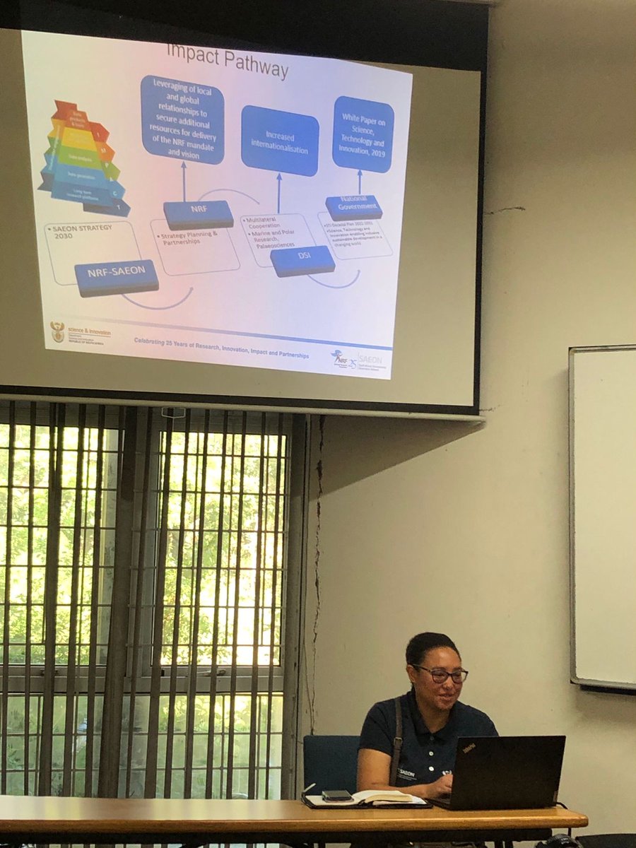 The 9th SA-IORAG meeting hosted by @UKZN focused on the impact of IORAG and priority areas for action. Nicole du Plessis (Egagasini) shares insights on the relationship between IORAG, the NRF & impact. @dsigovza @NRF_News