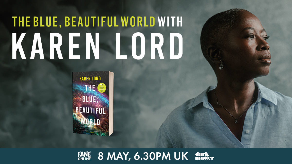 👽 If aliens discovered us now, would they want to meet us? Tomorrow on #FaneOnline, discover #TheBlueBeautifulWorld, a propulsive first contact adventure that makes you think about the power of human connection by @drkarenlord. 📝 Register FREE: fane.co.uk/karen-lord
