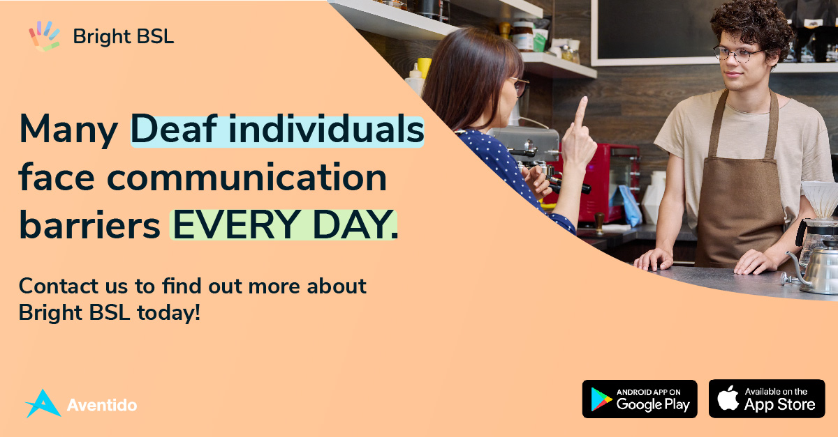 At Aventido, we are proud to support #DeafAwarenessWeek. Bright BSL is a user-friendly app available on both iPhone and Android platforms that offers a unique opportunity to learn the basics of BSL conveniently and effectively. #DeafAwareness #BSL #BritishSignLanuage