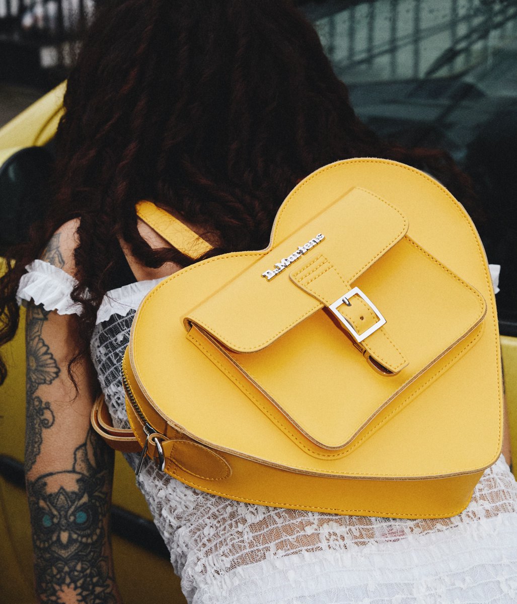 The iconic Heart Bag, in iconic DM's Yellow. What colour would you like to see next?