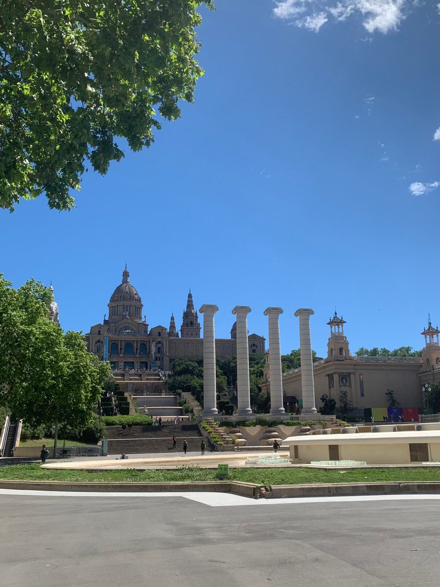 MNAC view from the fountain ☀️ ⛲  
Book the Experience Tour to discover Montjüic area 🚕 ⛰️

#gocarbarcelona #gocar #thingstodoinbarcelona #yellow #holiday #Montjüic #family #friends #catalunya #MNAC #discover #visit #electriccar #sun #fun #funny #photography