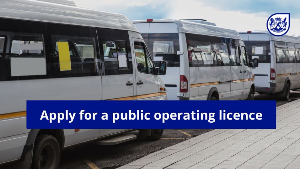 A public operating licence is a permit or document giving drivers permission to transport people for public gain. If you want to apply for a public operating licence or are looking for related documents, get more information here: bit.ly/34m1lwk