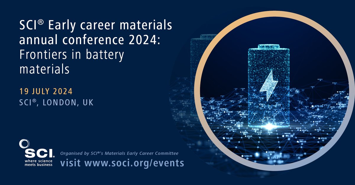 📢 Call for oral and poster abstracts! okt.to/i0cSRX This event is aimed at researchers in materials chemistry and specifically in the fields and sub-fields of battery materials in its various forms.