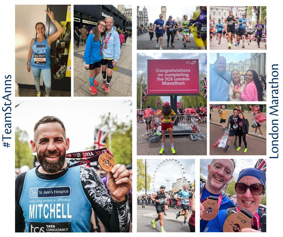 Whoa – We're still in awe of #TeamStAnns who decided to take on the London Marathon in support of the hospice. 💙 Check out some of the amazing images captured from the day. 📷 Visit our ‘get involved’ webpage if you'd like to support us: buff.ly/3JWK3a5