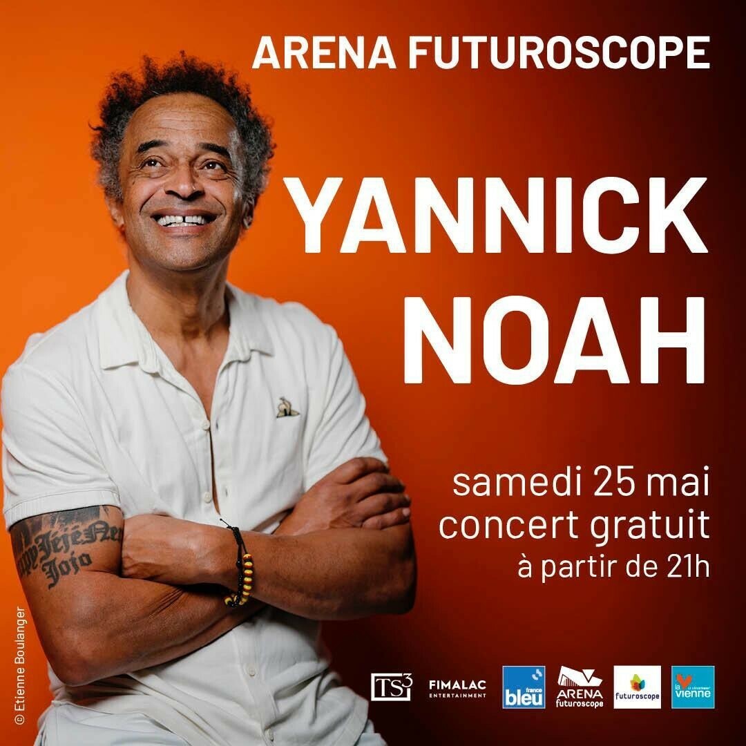 🎵 Gagnez vos places pour le concert événement de Yannick Noah organisé par le @departement86 et l'@ArenaFuturo le 25 mai à 21h en partenariat avec France Bleu ➡️ l.francebleu.fr/uqVd