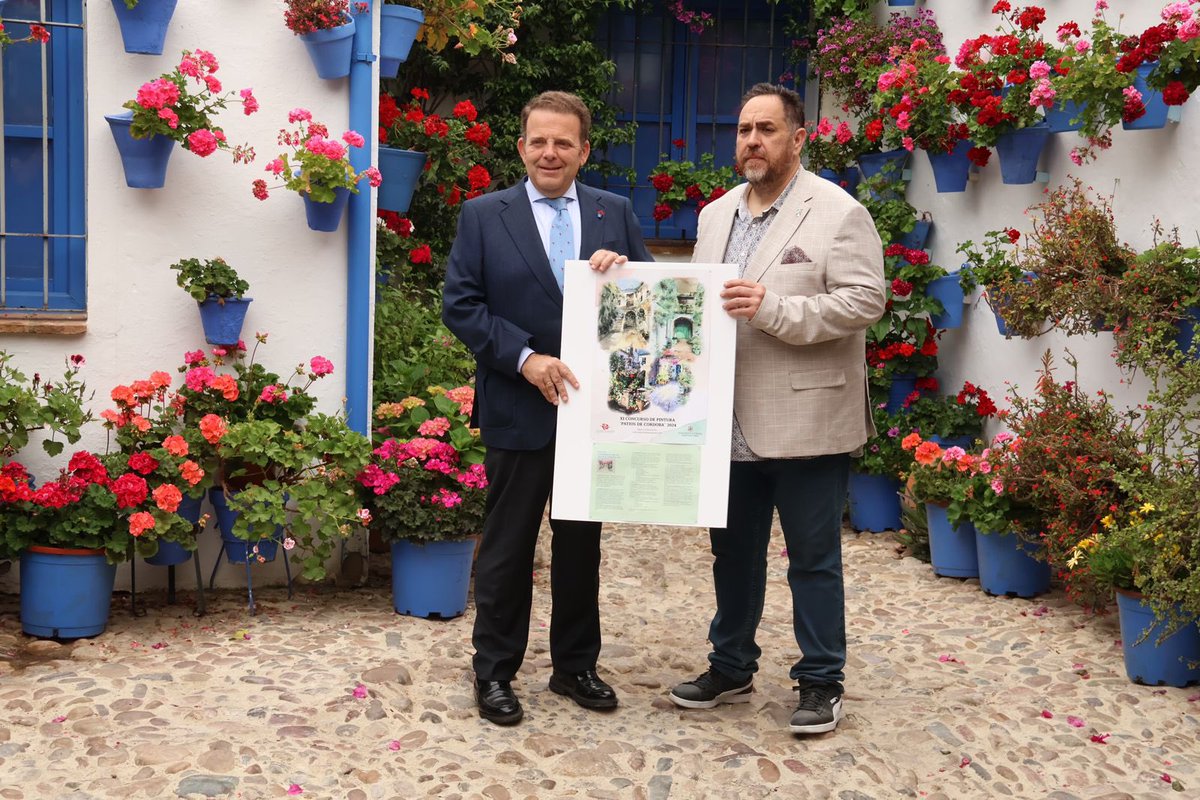 Presentación del XI premio de Pintura de los Patios de Córdoba de la Asociación claveles y Gitanillas 🌸 #patiosdecordoba
